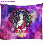 Veľké retro buddhovské dekoratívne galaxy tapesties Indian - plusminusco.com