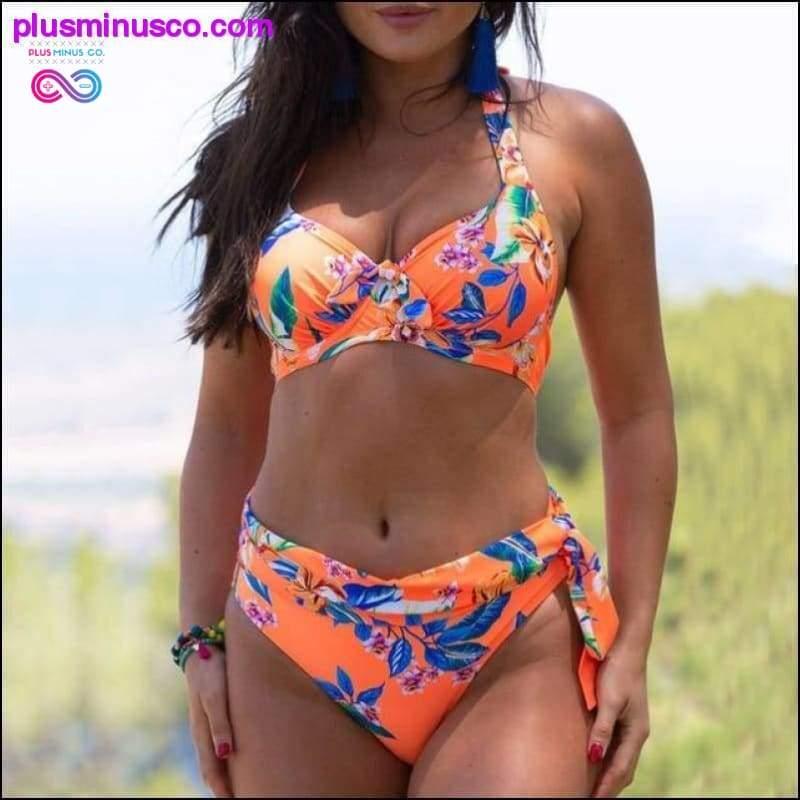 Large Size Swimsuit 2020 Sexy Women High Waist Bikini - plusminusco.com