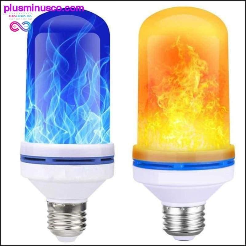 LED Flame Light Christmas Atmosphere Flame Light Bulb Four - plusminusco.com