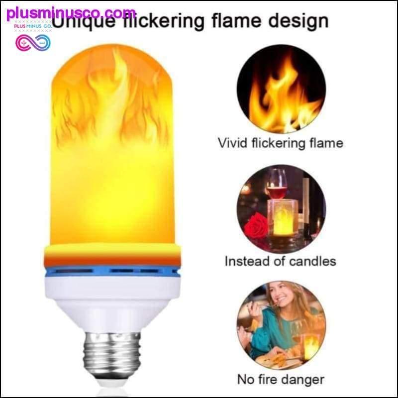 LED Flame Light Christmas Atmosphere Flame Light Bulb Four - plusminusco.com