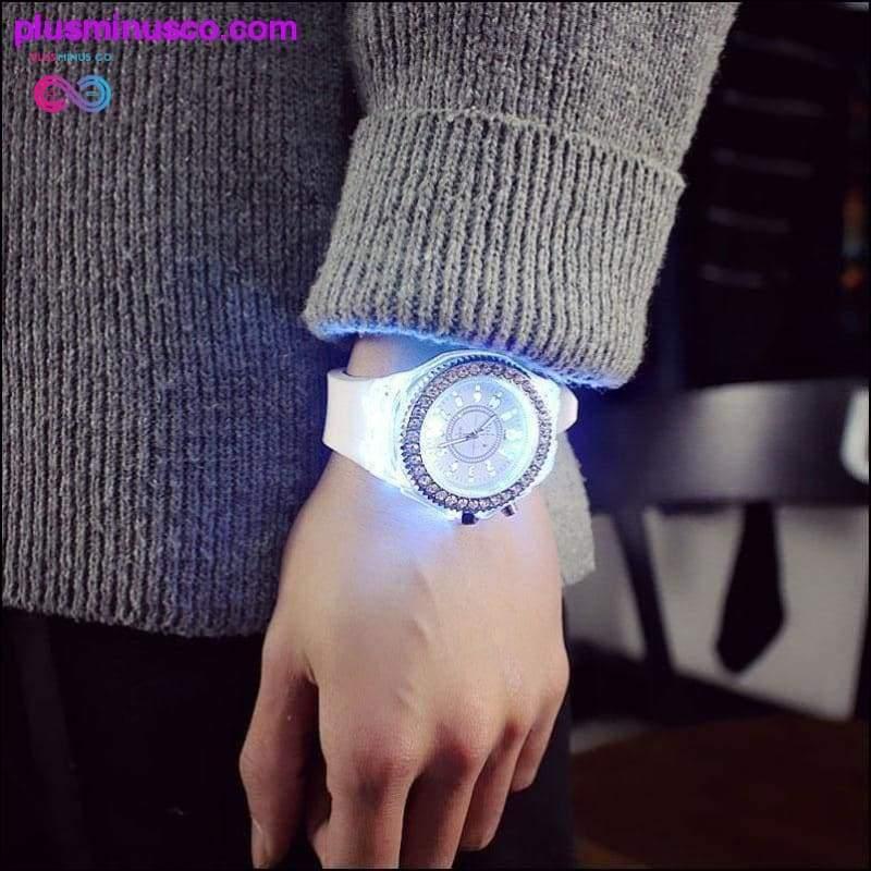Led Flash Luminous Watch Personality trends students lovers - plusminusco.com