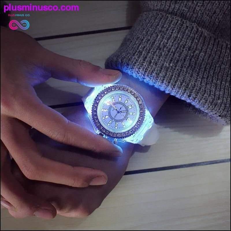 Led Flash Luminous Watch Personality trends students lovers - plusminusco.com