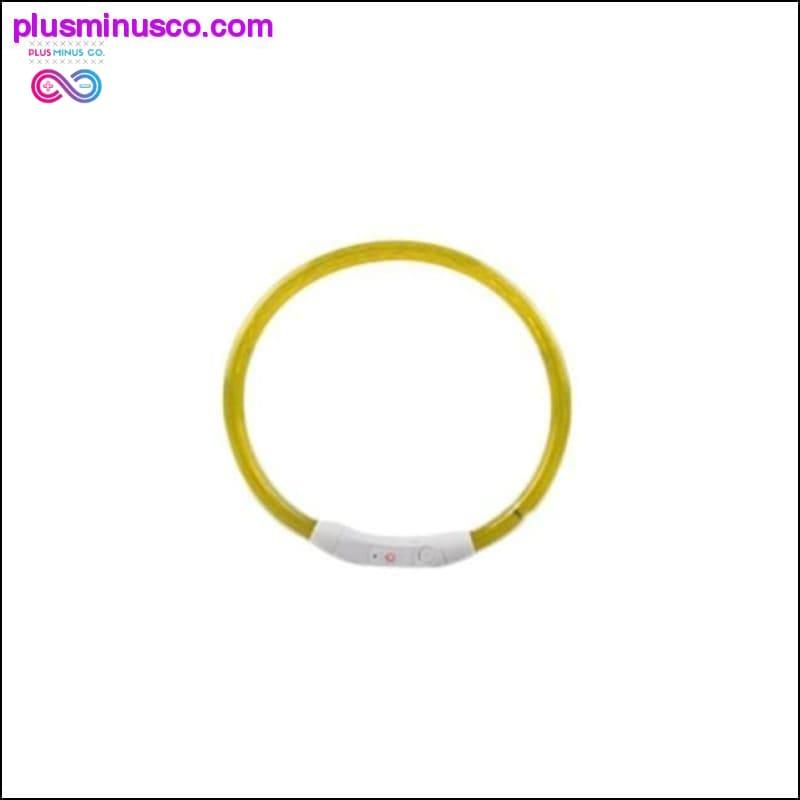 LED Flashing Light Band Adjustable Dog Collar - plusminusco.com