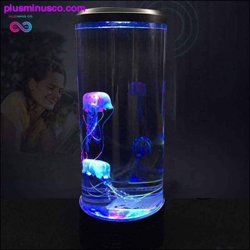 LED tower Jellyfish lamp night light change bedside lamp USB - plusminusco.com