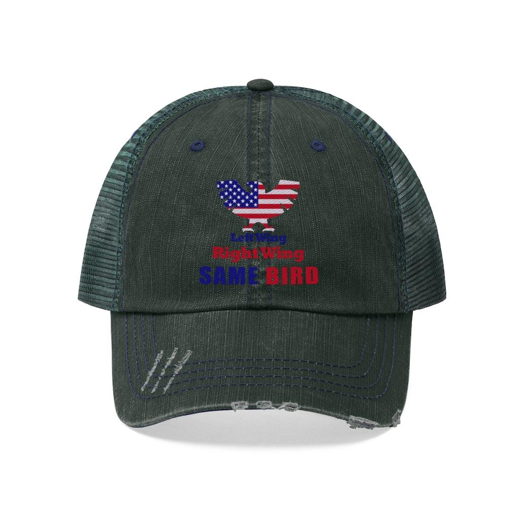 Unisex Trucker Hat levé nebo pravé křídlo - plusminusco.com