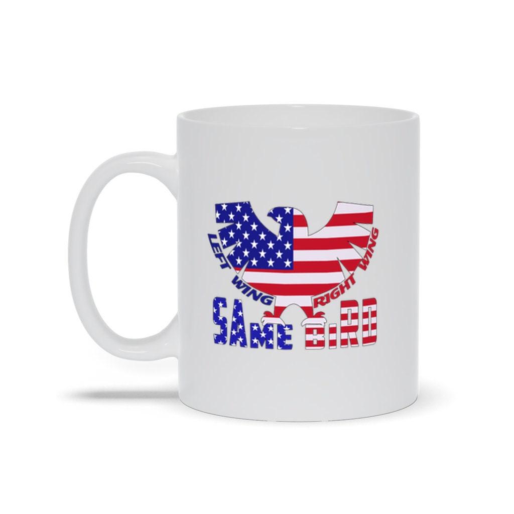 Left wing, right wing part of the Same Bird Mugs - plusminusco.com