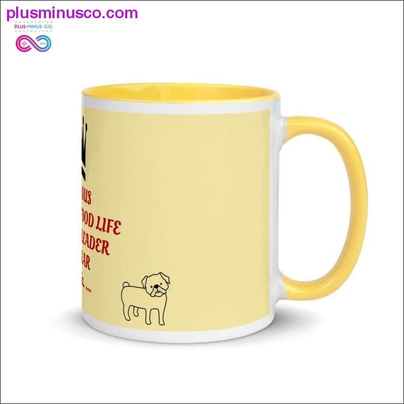 Leo Sign Mug, Leo qualities mug with Color Inside ideal gift - plusminusco.com
