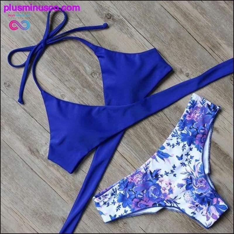 leopard swimsuit snake print bikini sexy cross bandage - plusminusco.com