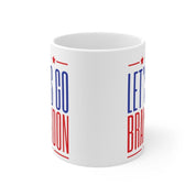Let's Go Brandon 11oz Ceramic Mug, Conservative Gifts, Republican Gifts,Lets Go Brandon Mug, Nascar Mug,  Dad Nascar, Nascar Fan Mug - plusminusco.com