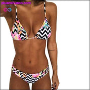 Letter Mini Women's Sexy Swimwear women Bandage Bikini - plusminusco.com