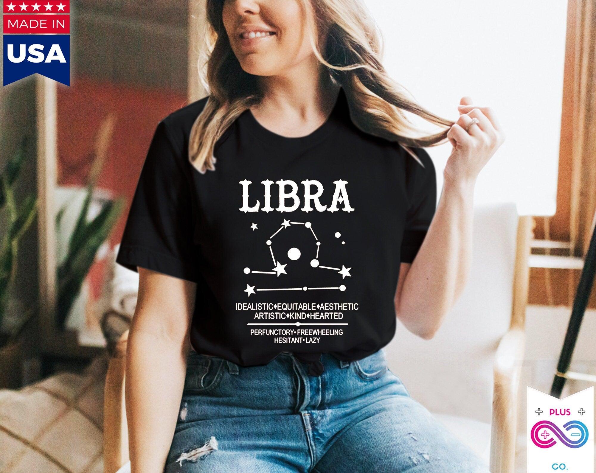 Libra T-shirts, Libra Constellation Tee, Libra Shirt, Libra Zodiac Shirt, Libra Gift, Libra Fødselsdagsgave, Libra Stjernetegn, Libra Gift fødselsdagsgave, Libra, Libra babyer, Libra fødselsdag, Libra fødselsdagsskjorte, Libra constellation, Libra gave, Libra roman gave, Libra shirt gave, Libra stjernetegn, Libra stjernetegn, T-shirt, t-shirts, stjernetegn, stjernetegn gave - plusminusco.com