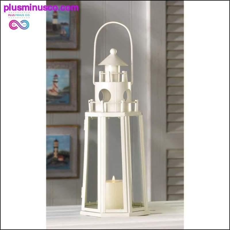 Lighthouse Candle Lantern ll PlusMinusco.com - plusminusco.com