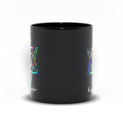 Lightworker Merkaba Sacred Geometry Abstract Black Mugs - plusminusco.com