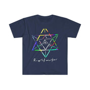 Lightworker Merkaba Sacred Geometry Abstract T-Shirts, Divine Triangle, Crystal Merkaba, Star, 7 Chakra, Sacred Geometry, Health - plusminusco.com