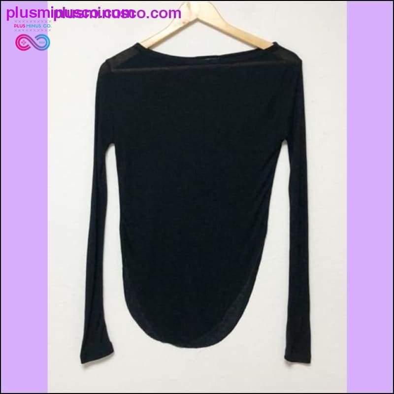 long sleeve Funny T shirt Women White Tshirt Femme Harajuku - plusminusco.com