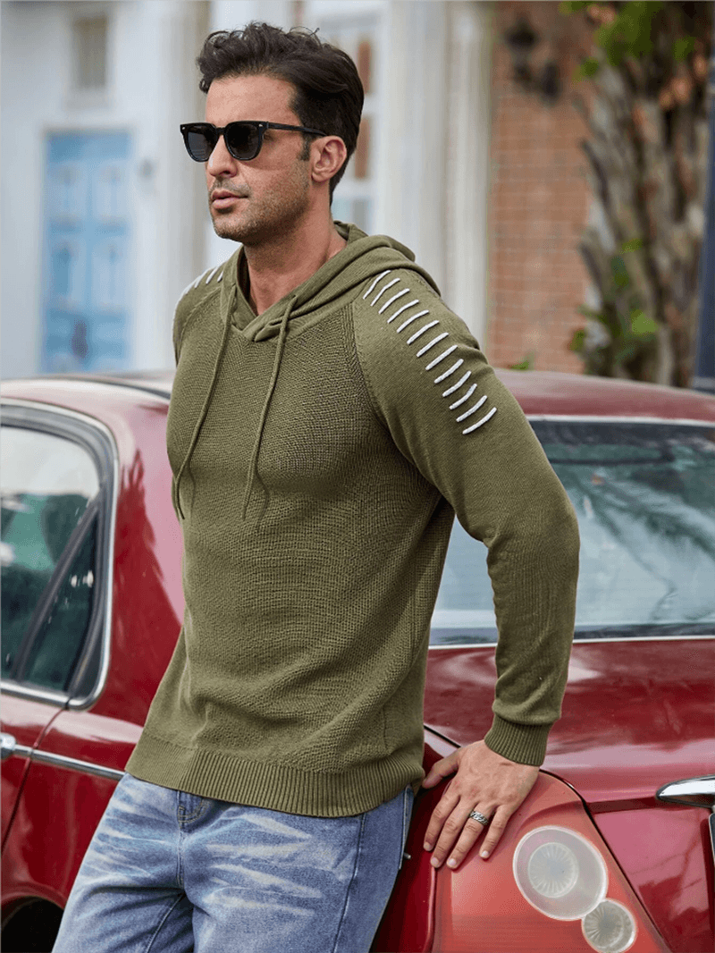 Langærmede hættetrøjer til mænd Casual varm sweater - plusminusco.com
