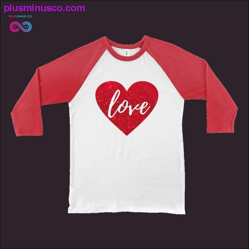 Camisas de manga comprida Love Heart - plusminusco.com