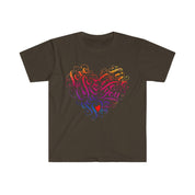 Love The Life You Live Black T-Shirts, Valentine's day gift idea,Good Vibe Tribe Tee, Gift for Mom, Gift For Her, Love - plusminusco.com