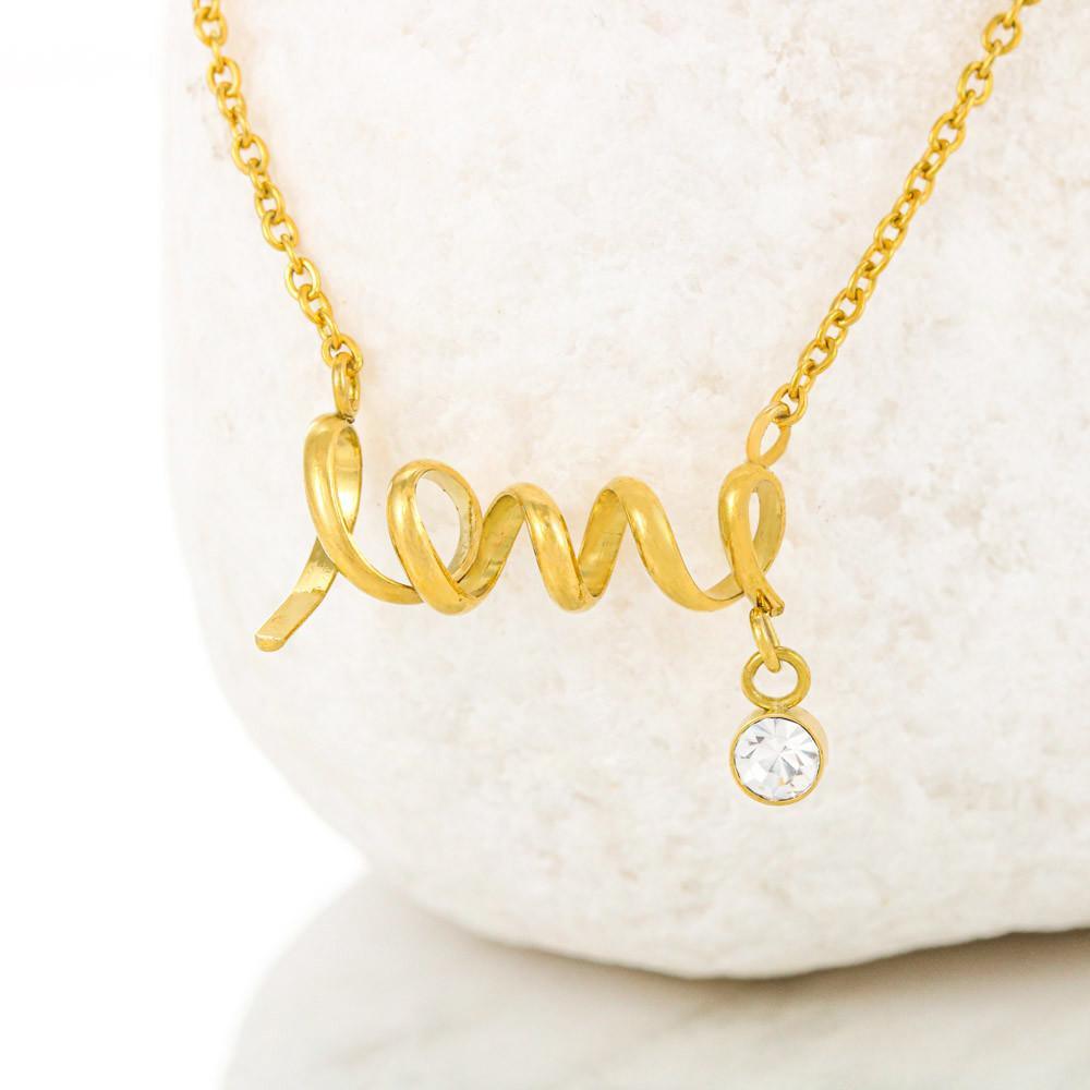 Love,To My Wife Necklace Anniversary Gift For Wife, Birthday - plusminusco.com