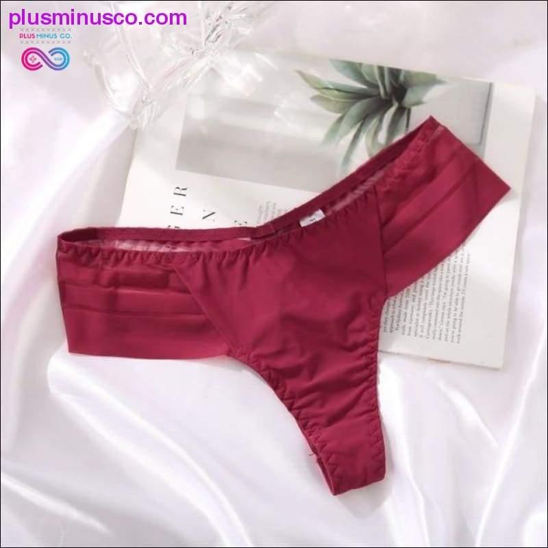 Low-waist Briefs Sexy Panties Babaeng Breathable Embroidery - plusminusco.com