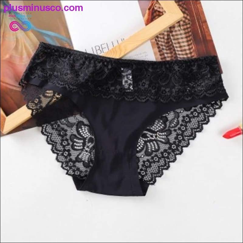 Low-waist Briefs Sexy Panties Female Breathable Embroidery - plusminusco.com
