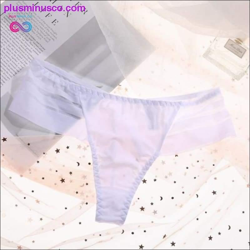 Low-waist Briefs Sexy Panties Female Breathable Embroidery - plusminusco.com