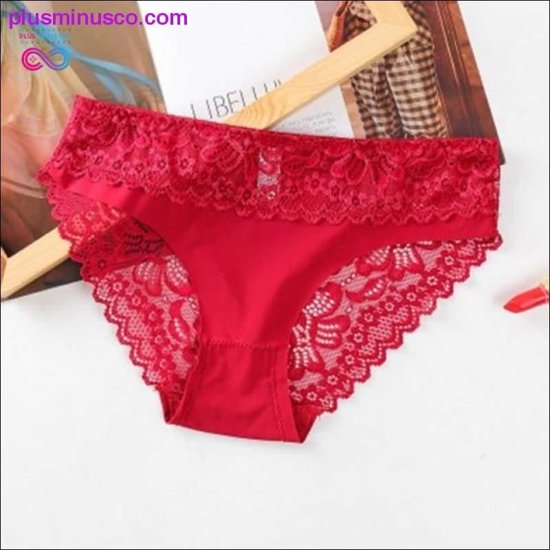 Low-waist Briefs Sexy Panties Female Breathable Embroidery - plusminusco.com