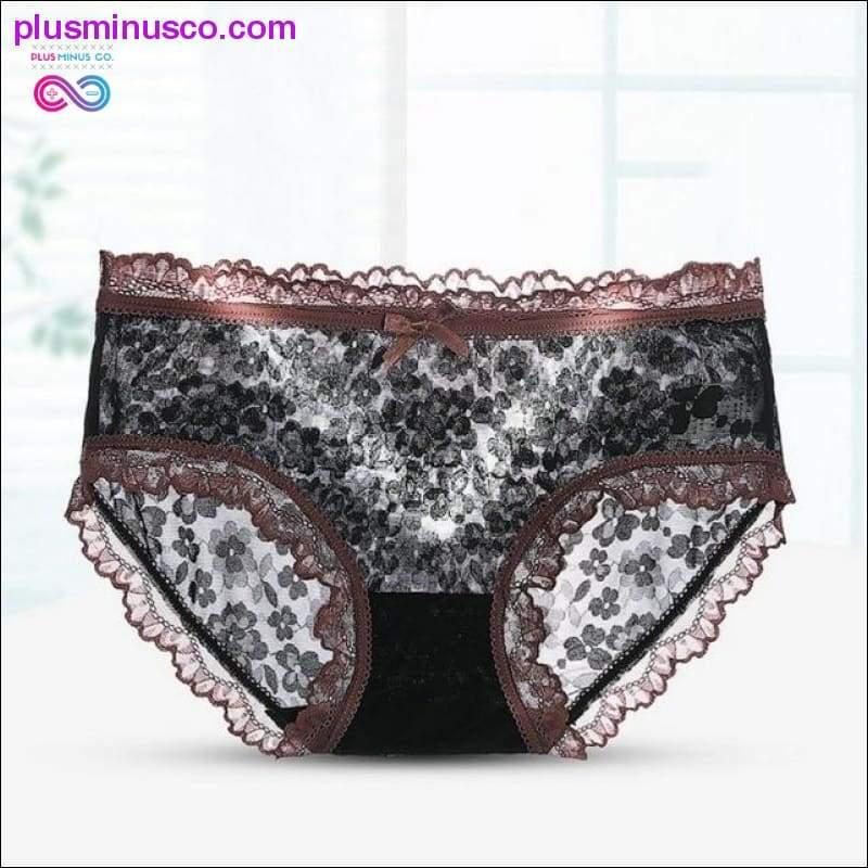 Low-waist Briefs Sexy Panties Female Breathable Embroidery - plusminusco.com