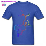 LSD Molecule Regenboog T-shirt - plusminusco.com