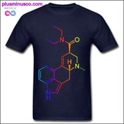 LSD Molecule Regenboog T-shirt - plusminusco.com