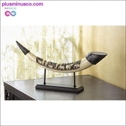 Lucky Elephants Tusk Sculpture ll Plusminusco.com - plusminusco.com