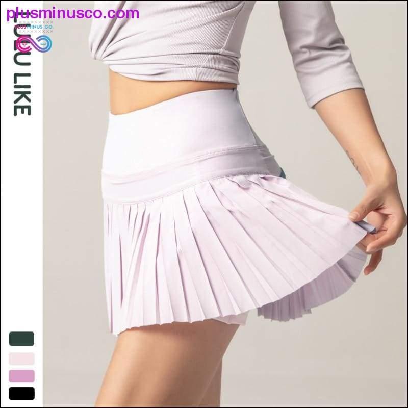 Lululike Women Sports Tennis Skirts Golf Dress Fitness - plusminusco.com