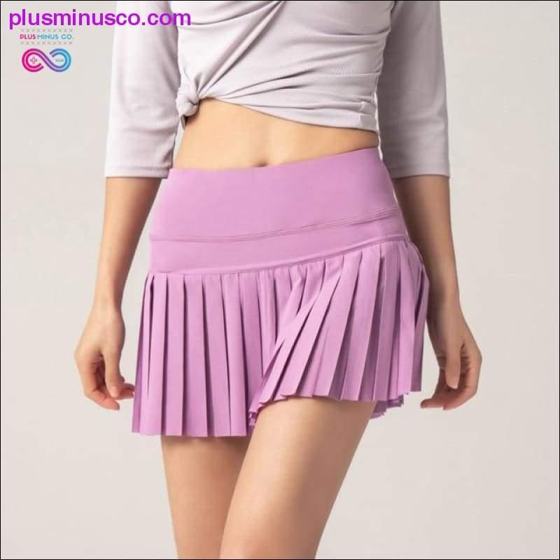 Lululike Women Sports Tennis Skirts Golf Dress Fitness - plusminusco.com