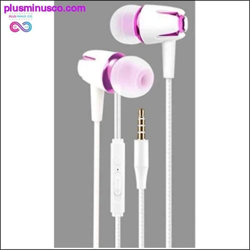 Luminous Headset 3.5mm Plug Wired Glowing Earphone with Mic - plusminusco.com