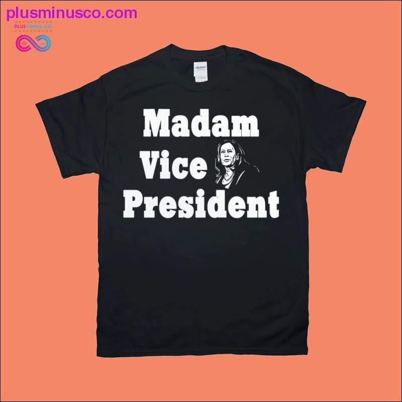 T-shirts Madame la Vice-présidente - plusminusco.com