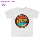 1971 жылы жасалған винтаждық Туған күні дизайнымен жасалған футболка - plusminusco.com