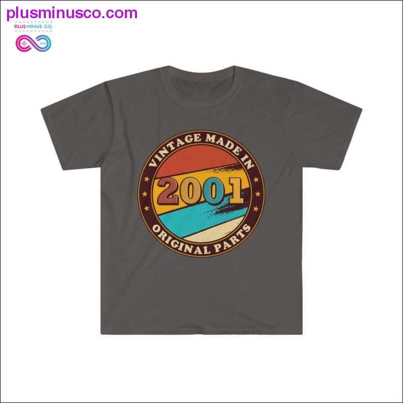 2001년 제작 빈티지 생일 디자인 티셔츠 - plusminusco.com