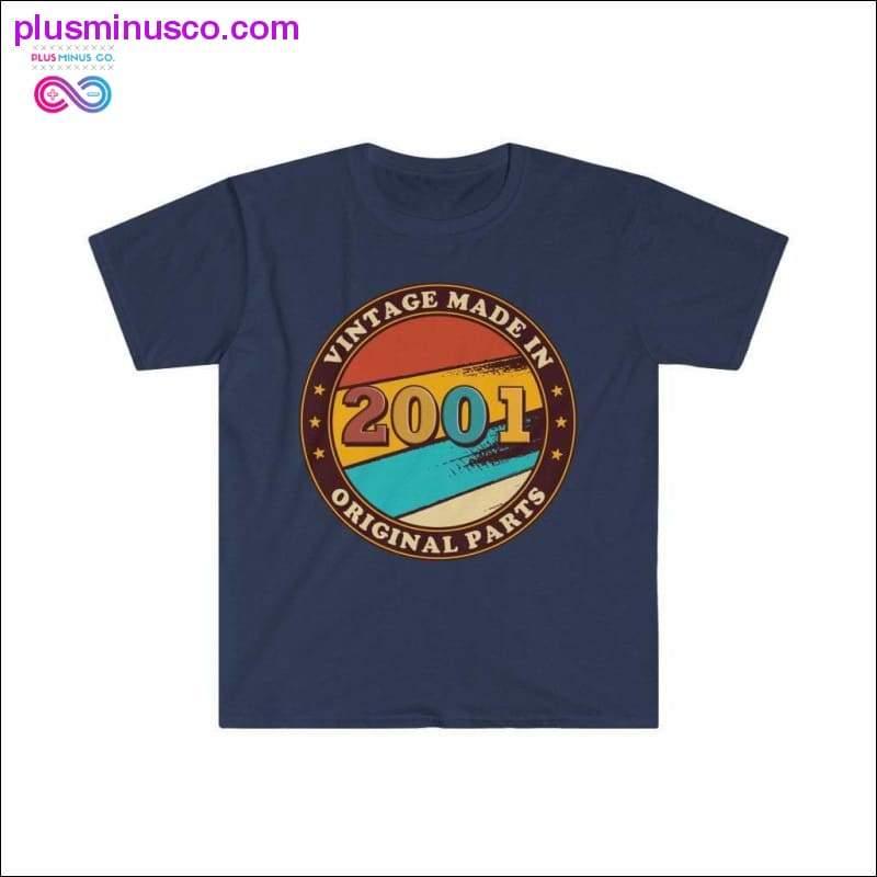 2001년 제작 빈티지 생일 디자인 티셔츠 - plusminusco.com