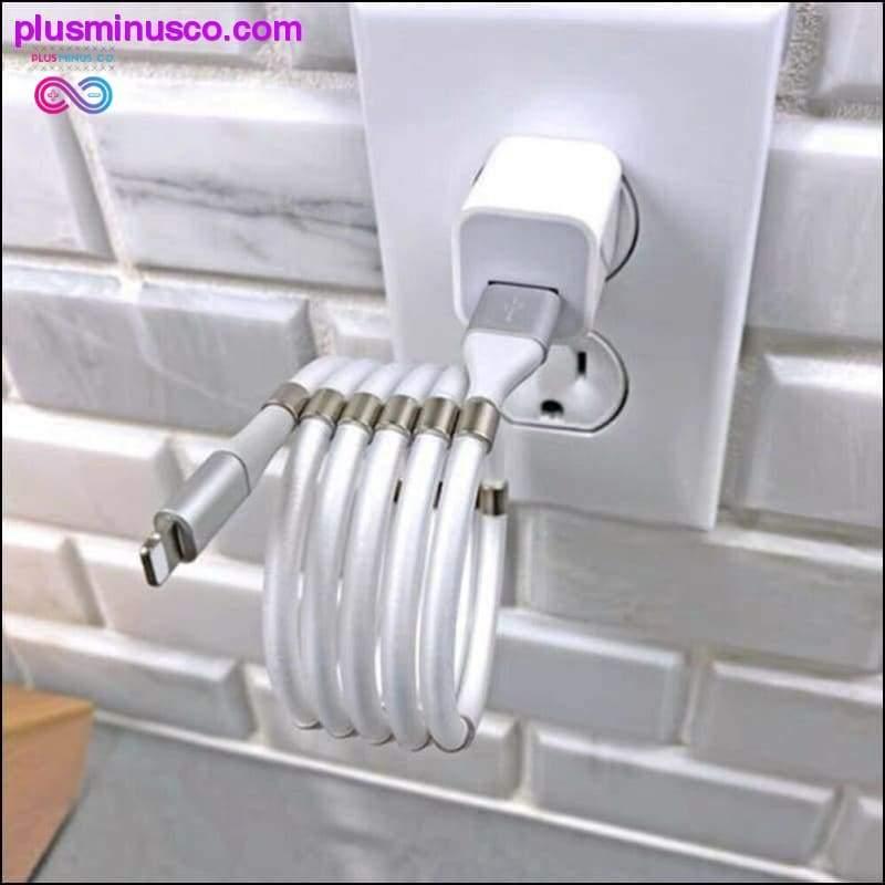 Magic Rope Magnetic Data Cable for Android IOS Type C Micro - plusminusco.com