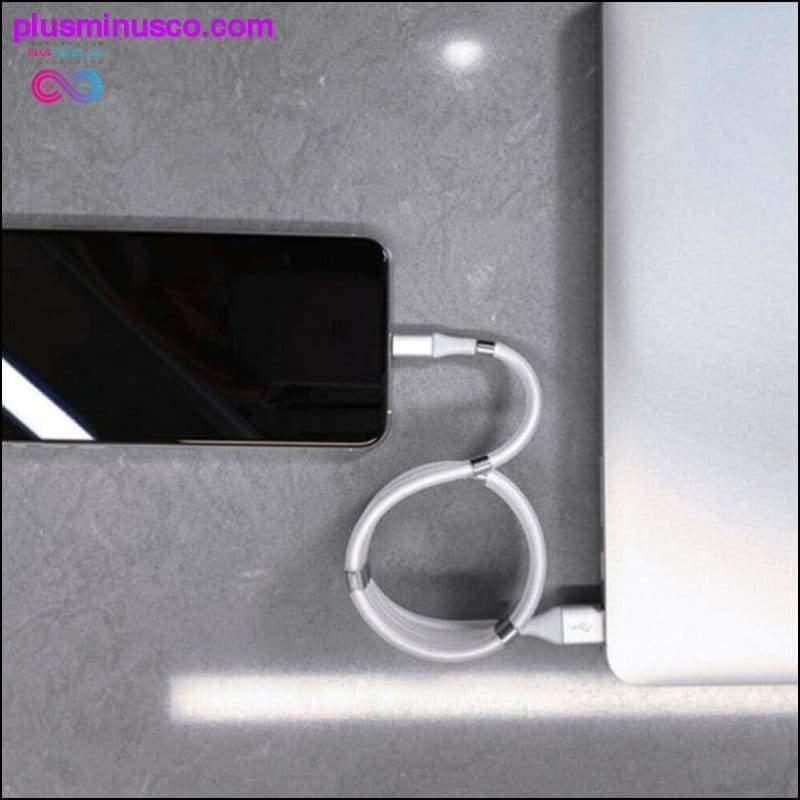Magic Rope Magnetic Data Cable for Android IOS Type C Micro - plusminusco.com