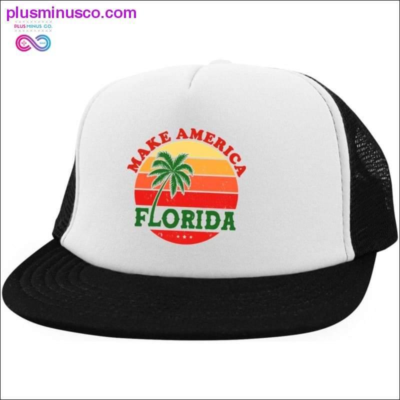 Make America Florida Trucker Hat with Snapback - plusminusco.com