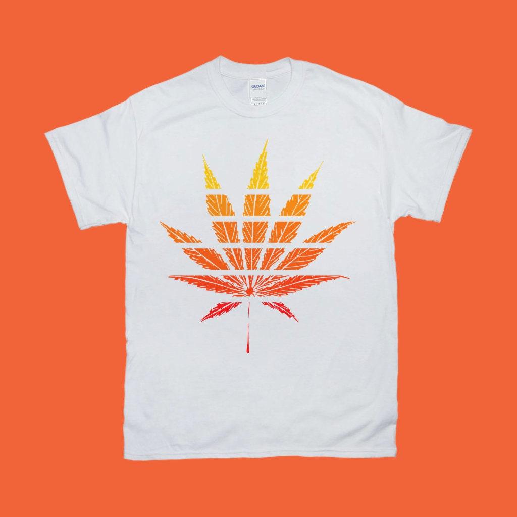 Marijuana Weed Leaf Shirt, Cannabis tshirt, Retro Stoner Shirt, Stoner Gifts, Weed Lover, Graphic Shirt, Stoner Apparel, Weed Gifts - plusminusco.com