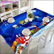 Meijuner New Year Christmas Tablecloth Kitchen Dining Table - plusminusco.com