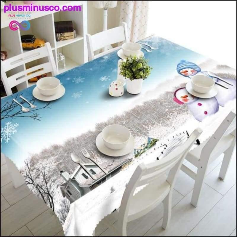 Meijuner New Year Christmas Tablecloth Kusina Dining Table - plusminusco.com