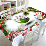 Meijuner السنة الجديدة عيد الميلاد مفرش طاولة المطبخ طاولة الطعام - plusminusco.com