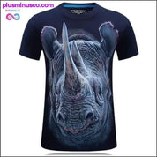 Men animal T-Shirt orangutan/gas monkey/Wolf 3D Printed - plusminusco.com