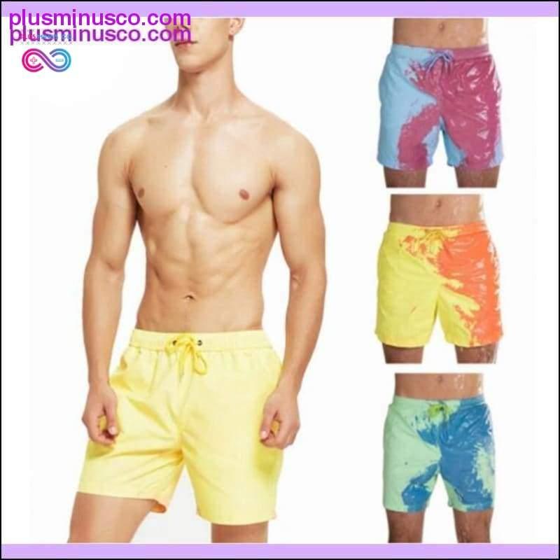 Muške kratke hlače za plažu, brzo sušenje, promjena boje na visokim temperaturama - plusminusco.com
