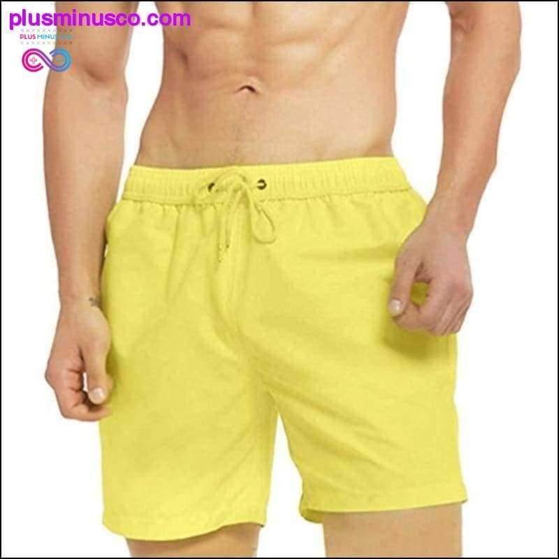 Чоловічі пляжні короткі шорти швидкого висихання при високій температурі - plusminusco.com