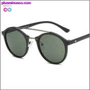 Óculos de sol retrô masculino feminino clássico marca designer unissex - plusminusco.com