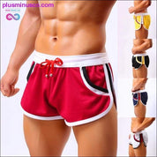 Men Running Shorts Gym Training Sportwear Home Leisure Wear - plusminusco.com